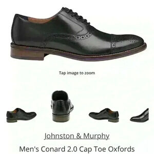 Johnston & Murphy mens Conrad Oxfords, Sz 10.5